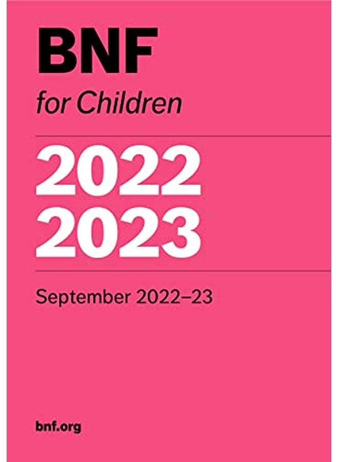 Bnf For Children 20222023